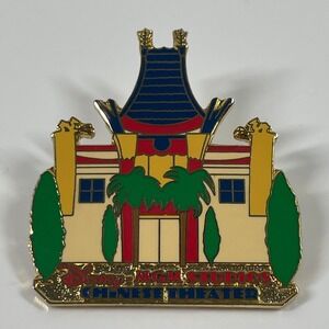 Disney Pin MGM Studios Chinese Theater Vintage 2000 Walt Disney World Gold